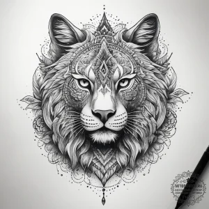 Tattoo sketch spirit, ink illustration for ta... - эскиз тату (№1757442482_0, 09.09.2025 18:28) — tattoo-photo.ru