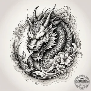 Tattoo sketch a symbolic object, tattoo line... - эскиз тату (№1757443863_0, 09.09.2025 18:51) — tattoo-photo.ru