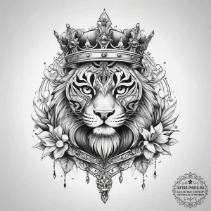 Tattoo sketch kingdom - эскиз тату (№1757444265_0, 09.09.2025 18:57) — tattoo-photo.ru