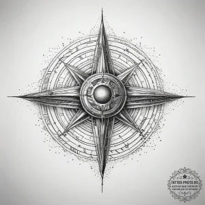 Tattoo sketch cosmic plane, ink illustration... - эскиз тату (№1757446636_0, 09.09.2025 19:37) — tattoo-photo.ru
