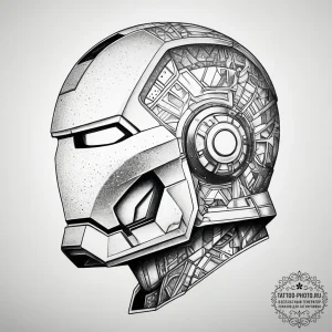 Tattoo sketch iron man helmet, tattoo sketch... - эскиз тату (№1757450196_0, 09.09.2025 20:36) — tattoo-photo.ru