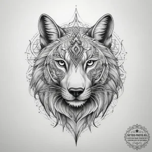 Tattoo sketch blessed animal, tattoo drawing... - эскиз тату (№1757457535_0, 09.09.2025 22:38) — tattoo-photo.ru