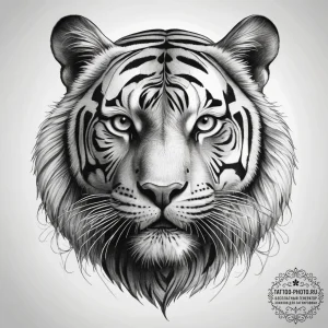 Tattoo sketch tiger's eye, ink illustration f... - эскиз тату (№1757457735_0, 09.09.2025 22:42) — tattoo-photo.ru