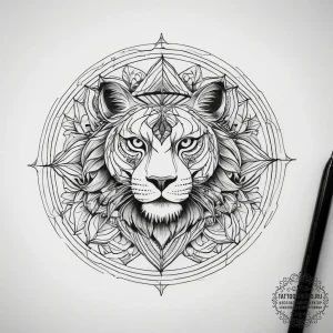 Tattoo sketch circle, tattoo sketch design, l... - эскиз тату (№1757458537_0, 09.09.2025 22:55) — tattoo-photo.ru