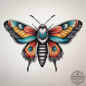 Tattoo sketch clothes moth, artistic tattoo s... - эскиз тату (№1757458934_0, 09.09.2025 23:02) — tattoo-photo.ru