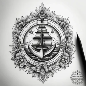 Tattoo sketch река, tattoo drawing outline, o... - эскиз тату (№1757460134_0, 09.09.2025 23:22) — tattoo-photo.ru