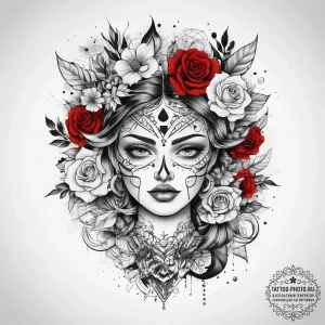 Tattoo sketch secret, ink illustration for ta... - эскиз тату (№1757462115_0, 09.09.2025 23:55) — tattoo-photo.ru