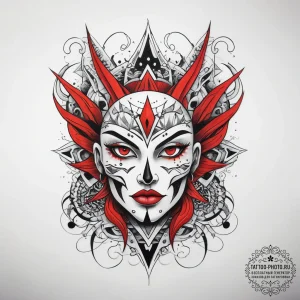 Tattoo sketch cosmic power, tattoo flash shee... - эскиз тату (№1757462326_0, 09.09.2025 23:58) — tattoo-photo.ru