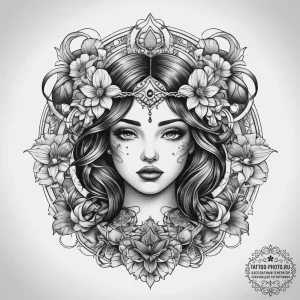 Tattoo sketch village, tattoo flash sheet des... - эскиз тату (№1757463525_0, 10.09.2025 00:18) — tattoo-photo.ru