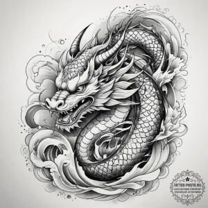 Tattoo sketch mystical past, tattoo drawing o... - эскиз тату (№1757463731_0, 10.09.2025 00:22) — tattoo-photo.ru