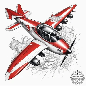Tattoo sketch pilot a person flying a plane,... - эскиз тату (№1757465513_0, 10.09.2025 00:51) — tattoo-photo.ru