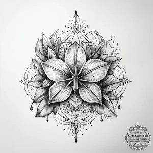 Tattoo sketch clove - эскиз тату (№1757467677_0, 10.09.2025 01:27) — tattoo-photo.ru