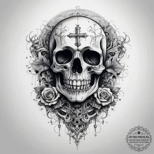 Tattoo sketch ghost, ink illustration for tat... - эскиз тату (№1757469055_0, 10.09.2025 01:50) — tattoo-photo.ru