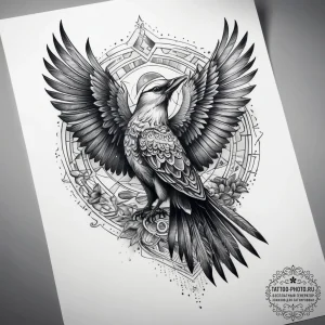 Tattoo sketch hieroglyphic symbol for "spirit... - эскиз тату (№1757479331_0, 10.09.2025 04:42) — tattoo-photo.ru