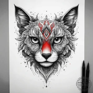 Tattoo sketch magical paper, artistic tattoo... - эскиз тату (№1757479913_0, 10.09.2025 04:51) — tattoo-photo.ru