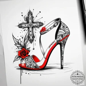 Tattoo sketch high heel tattoo, tattoo drawin... - эскиз тату (№1757480494_0, 10.09.2025 05:01) — tattoo-photo.ru