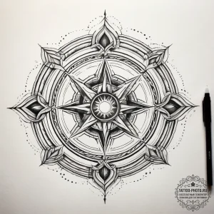 Tattoo sketch cosmic portal, artistic tattoo... - эскиз тату (№1757483987_0, 10.09.2025 05:59) — tattoo-photo.ru