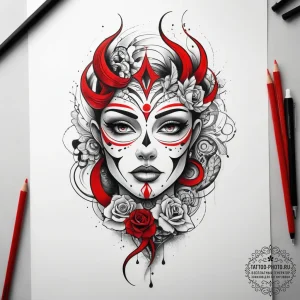 Tattoo sketch beige, artistic tattoo sketch,... - эскиз тату (№1757489031_0, 10.09.2025 07:23) — tattoo-photo.ru