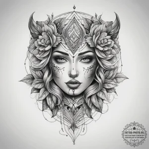 Tattoo sketch goal, tattoo line art, soft whi... - эскиз тату (№1757490196_0, 10.09.2025 07:43) — tattoo-photo.ru