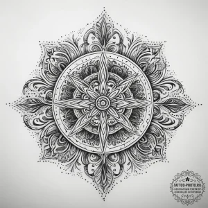 Tattoo sketch one of a kind, concept art for... - эскиз тату (№1757496214_0, 10.09.2025 09:23) — tattoo-photo.ru