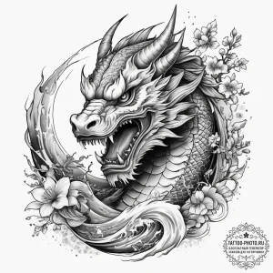 Tattoo sketch зомби, ink illustration for tat... - эскиз тату (№1757500095_0, 10.09.2025 10:28) — tattoo-photo.ru