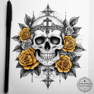 Tattoo sketch yellow, tattoo drawing outline,... - эскиз тату (№1757508904_0, 10.09.2025 12:55) — tattoo-photo.ru