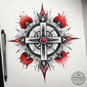 Tattoo sketch cosmic representation, tattoo f... - эскиз тату (№1757511436_0, 10.09.2025 13:37) — tattoo-photo.ru