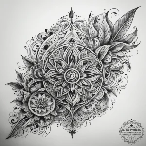 Tattoo sketch edge, artistic tattoo sketch, o... - эскиз тату (№1757514000_0, 10.09.2025 14:20) — tattoo-photo.ru