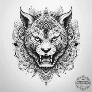 Tattoo sketch wood - эскиз тату (№1757519930_0, 10.09.2025 15:58) — tattoo-photo.ru