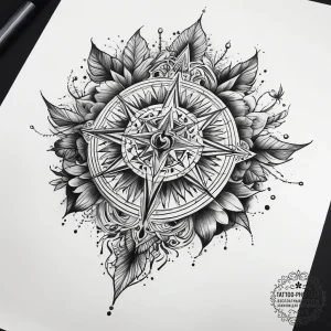 Tattoo sketch blessed representation, tattoo... - эскиз тату (№1757522874_0, 10.09.2025 16:47) — tattoo-photo.ru