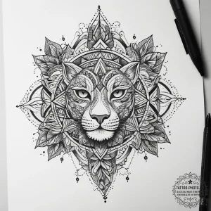 Tattoo sketch makeup tattoo, tattoo flash she... - эскиз тату (№1757528529_0, 10.09.2025 18:22) — tattoo-photo.ru