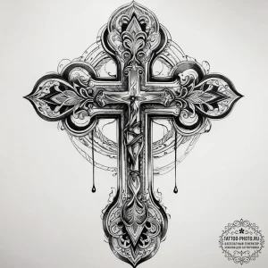 Tattoo sketch leg, concept art for tattoo, de... - эскиз тату (№1757530484_0, 10.09.2025 18:54) — tattoo-photo.ru