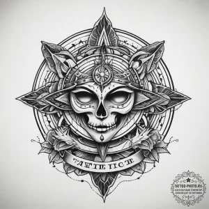Tattoo sketch cosmic lore, tattoo line art, o... - эскиз тату (№1757538837_0, 10.09.2025 21:13) — tattoo-photo.ru