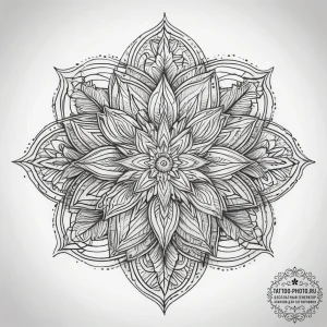 Tattoo sketch coconut palm blossom, tattoo li... - эскиз тату (№1757540007_0, 10.09.2025 21:33) — tattoo-photo.ru