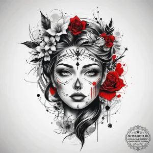 Tattoo sketch steel, tattoo line art, trash p... - эскиз тату (№1757546630_0, 10.09.2025 23:23) — tattoo-photo.ru