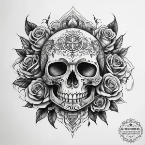 надписи, concept art for tattoo, on a clean w... - эскиз тату (№1757548759_0, 10.09.2025 23:59) — tattoo-photo.ru