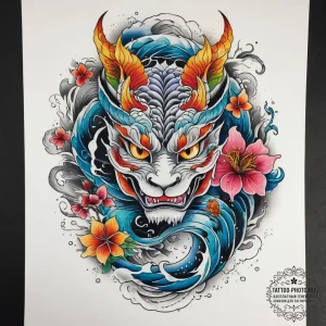 Tattoo sketch face, artistic tattoo sketch, i... - эскиз тату (№1757549728_0, 11.09.2025 00:15) — tattoo-photo.ru