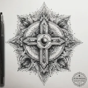 Tattoo sketch cosmic narrative, tattoo sketch... - эскиз тату (№1757555738_0, 11.09.2025 01:55) — tattoo-photo.ru