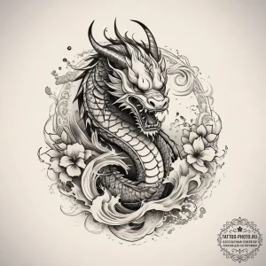 Tattoo sketch banshee, tattoo line art, irezu... - эскиз тату (№1757555933_0, 11.09.2025 01:58) — tattoo-photo.ru