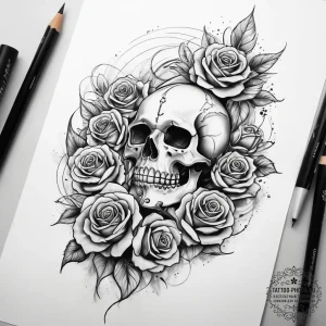 Tattoo sketch loafers with a quote, concept a... - эскиз тату (№1757559223_0, 11.09.2025 02:53) — tattoo-photo.ru