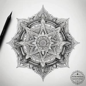 Tattoo sketch mystical essence, concept art f... - эскиз тату (№1757559805_0, 11.09.2025 03:03) — tattoo-photo.ru