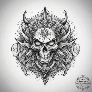 Tattoo sketch cosmic creation, tattoo line ar... - эскиз тату (№1757565249_0, 11.09.2025 04:34) — tattoo-photo.ru