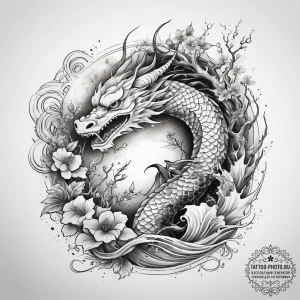 Tattoo sketch forest trees, tattoo sketch des... - эскиз тату (№1757566219_0, 11.09.2025 04:50) — tattoo-photo.ru