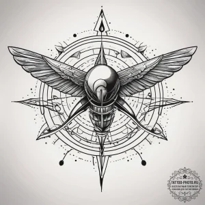 Tattoo sketch cosmic plane, tattoo flash shee... - эскиз тату (№1757567187_0, 11.09.2025 05:06) — tattoo-photo.ru