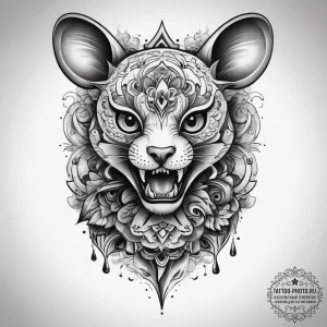 Tattoo sketch computer mouse, tattoo flash sh... - эскиз тату (№1757567768_0, 11.09.2025 05:16) — tattoo-photo.ru