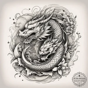 Tattoo sketch weave, ink illustration for tat... - эскиз тату (№1757571450_0, 11.09.2025 06:17) — tattoo-photo.ru