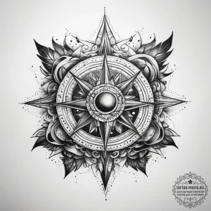 Tattoo sketch cosmic secret - эскиз тату (№1757572414_0, 11.09.2025 06:33) — tattoo-photo.ru