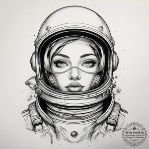 Tattoo sketch astronaut helmet visor, tattoo... - эскиз тату (№1757572992_0, 11.09.2025 06:43) — tattoo-photo.ru