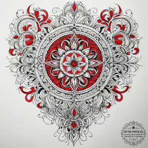 Tattoo sketch sacred thread, tattoo flash she... - эскиз тату (№1757578813_0, 11.09.2025 08:20) — tattoo-photo.ru