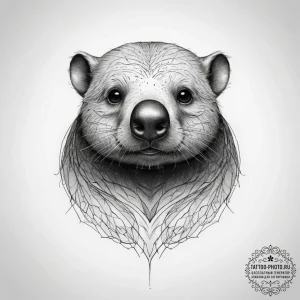 Tattoo sketch mole - эскиз тату (№1757597855_0, 11.09.2025 13:37) — tattoo-photo.ru